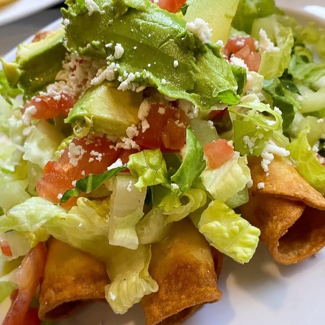 Shrimp Taquitos.